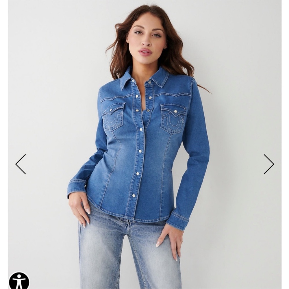 True Religion Western  
DENIM SHIRT
